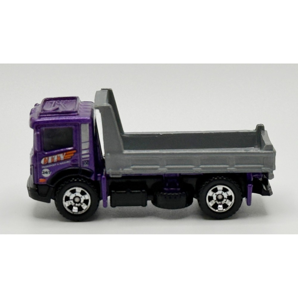 Matchbox Pit King‎ PURPLE METALLIC CITY TRANSPORT & HAULING 2011 Thailand